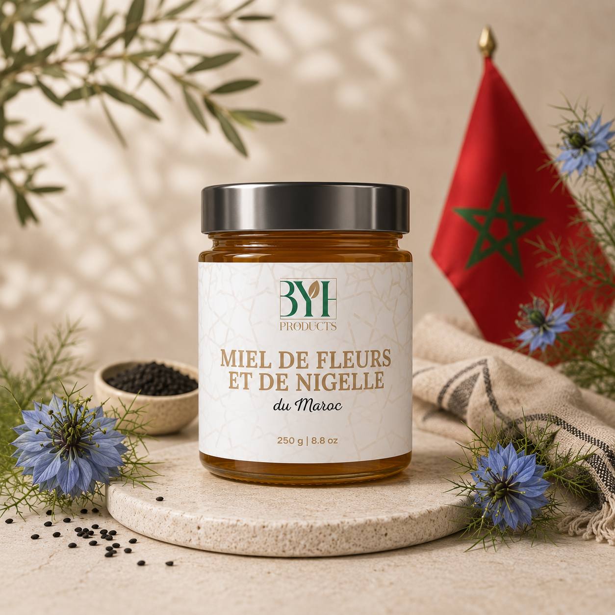 Miel De Fleur De Nigelle Du Maroc